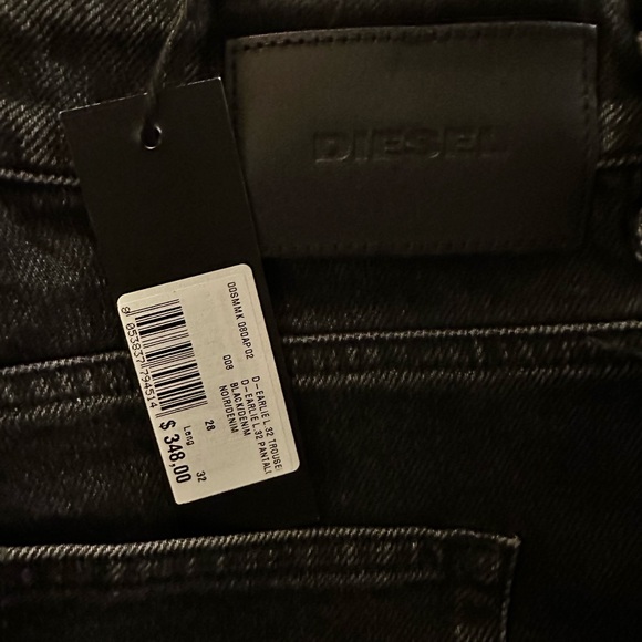 Diesel Black Jeans (NWT) Size 28 - Picture 4 of 4